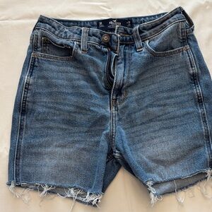 Hollister Blue Denim Jean Shorts
